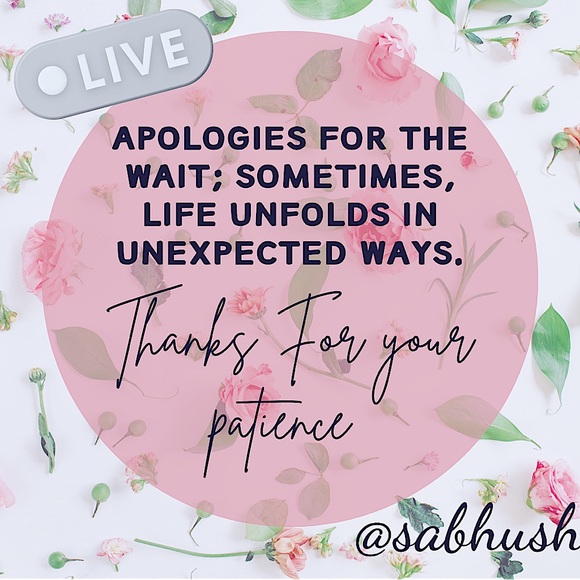 𝐈'𝐦 𝐬𝐨 𝐬𝐨𝐫𝐫𝐲 - 𝐛𝐞 𝐮𝐩 𝐚𝐧𝐝 𝐫𝐮𝐧𝐧𝐢𝐧𝐠 𝐬𝐡𝐨𝐫𝐭𝐥𝐲!!!. - Picture 1 of 1